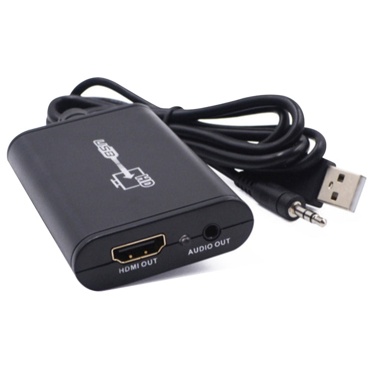 Adaptateur USB 2.0 vers HDMI pour vidéo HD pour HDTV, support Full HD 1080P, USB 2.0