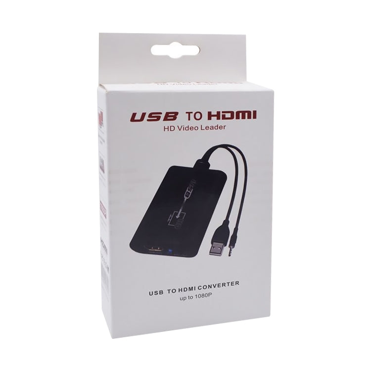 Adaptateur USB 2.0 vers HDMI pour vidéo HD pour HDTV, support Full HD 1080P, USB 2.0