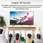 Amplificateur séparateur Mini HDMI 1x2 V1.4, support 3D et Full HD 1080P, V1.4