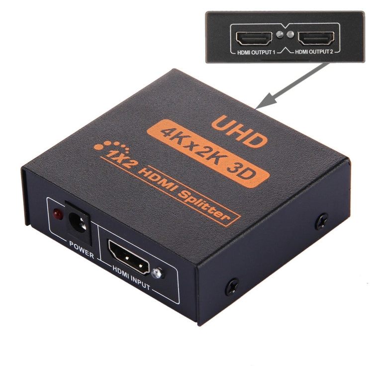 Séparateur HDMI UHD 4K x 2K 3D Mini V1.3 FY1409E 1 x 2, HDMI V1.3