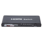 Commutateur HDMI 5 ports Full HD 1080P avec télécommande et indicateur LED, avec indicateur LED