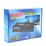 Commutateur HDMI 5 ports Full HD 1080P avec télécommande et indicateur LED, avec indicateur LED
