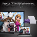 Adaptateur convertisseur Mini DisplayPort mâle vers HDMI + VGA + DVI femelle pour MacBook Pro Air, longueur du câble : 17 cm, Mini DP vers HDMI+VGA+DVI (noir), Mini DP vers HDMI+VGA+DVI (blanc)