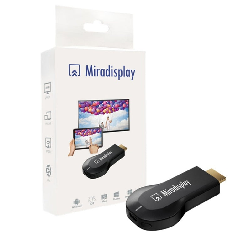Clé Dongle d'affichage HDMI WiFi Miradisplay / Clé Dongle récepteur d'affichage Miracast Airplay DLNA