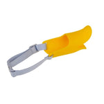 Cute Duck Mouth Shape Silicone Muzzle for Pet Dog, Size: S, S  Yellow, S  Pink, S  Coffee