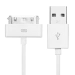 Câble USB pour iPhone 4 et 4S, iPhone 3GS/3G, iPad 2, iPod Touch, Longueur : 1 m (avec emballage)