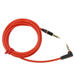 Câble audio auxiliaire de 1,2 m coudé à 3,5 mm mâle vers droit, compatible avec les téléphones, tablettes, écouteurs, lecteurs MP3, autoradios/stéréo domestiques et plus encore