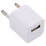 A2165 Chargeur de voyage mini interface USB unique 5V 1A, prise US, prise EU