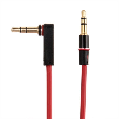 Câble audio auxiliaire de 1,2 m - Jack 3,5 mm coudé mâle vers jack droit mâle, compatible avec téléphones, tablettes, casques, lecteurs MP3, autoradios/chaînes hi-fi et plus encore