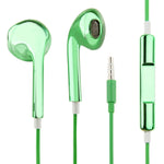 Écouteurs Stéréo Filaire 3,5 mm plaqués pour Téléphones Android / PC / Lecteurs MP3 / Ordinateurs Portables