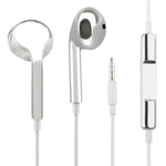Écouteurs Stéréo Filaire 3,5 mm plaqués pour Téléphones Android / PC / Lecteurs MP3 / Ordinateurs Portables