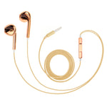 Écouteurs Stéréo Filaire 3,5 mm plaqués pour Téléphones Android / PC / Lecteurs MP3 / Ordinateurs Portables