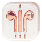Écouteurs Stéréo Filaire 3,5 mm plaqués pour Téléphones Android / PC / Lecteurs MP3 / Ordinateurs Portables