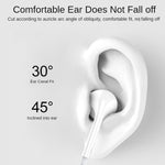 Écouteurs Stéréo Filaire 3,5 mm plaqués pour Téléphones Android / PC / Lecteurs MP3 / Ordinateurs Portables