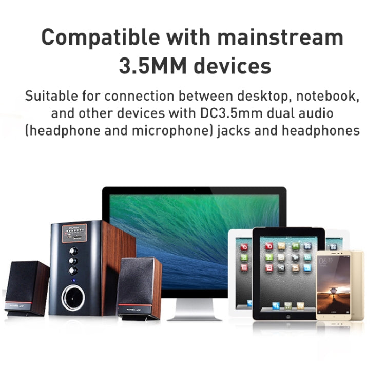 Câble microphone + écouteurs jack 3,5 mm style nouille pour PC / portable, longueur : 22 cm
