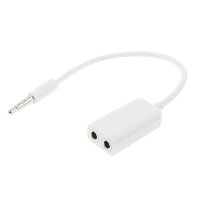Câble audio stéréo Aux 3,5 mm mâle vers 2 femelles, adaptateur séparateur, compatible avec téléphones, tablettes, casques, lecteur MP3, stéréo voiture/maison et plus