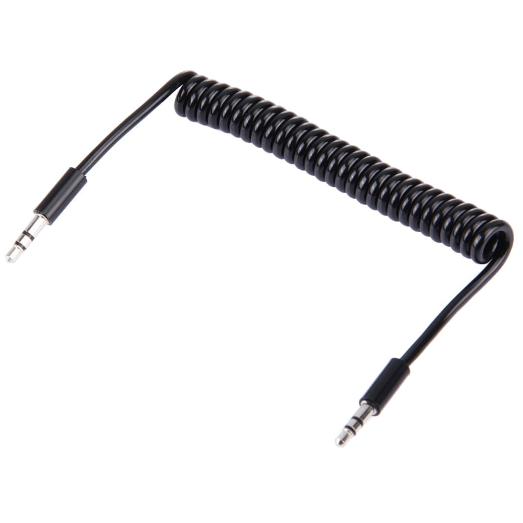 Câble auxiliaire 3,5 mm en spirale, compatible avec les téléphones, tablettes, écouteurs, lecteurs MP3, autoradios/stéréo de maison et plus encore, longueur : 15 cm - 170 cm