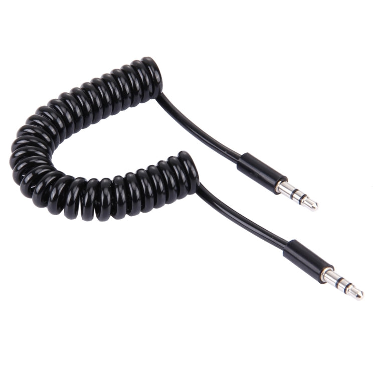 Câble auxiliaire 3,5 mm en spirale, compatible avec les téléphones, tablettes, écouteurs, lecteurs MP3, autoradios/stéréo de maison et plus encore, longueur : 15 cm - 170 cm