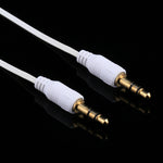 Aux Audio Cable 3.5mm Male to Male Retractable Cord, Compatible with Phones, Tablets, Headphones, MP3 Player, Car/Home Stereo & More, Length: 11cm  to 80cm