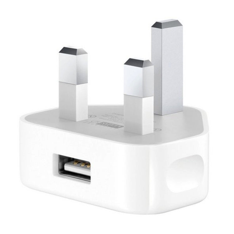 Adaptateur chargeur USB 5V / 1A (prise UK) pour iPhone, Galaxy, Huawei, Xiaomi, LG, HTC et autres smartphones, appareils rechargeables