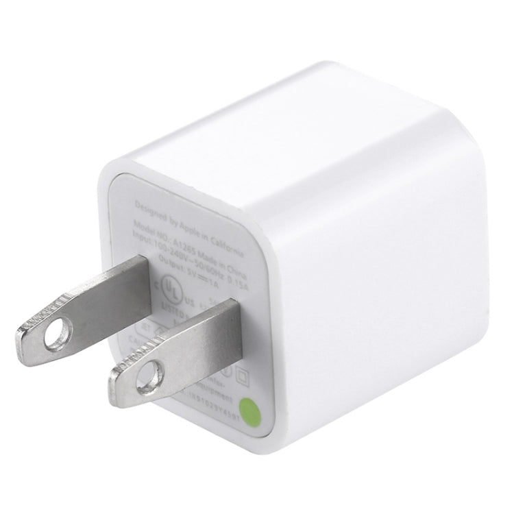 Adaptateur chargeur USB prise US 5V / 1A de haute qualité pour iPhone, Galaxy, Huawei, Xiaomi, LG, HTC et autres smartphones, appareils rechargeables