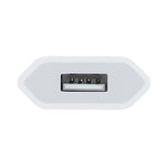 Adaptateur chargeur USB prise EU 5V / 1A de haute qualité pour iPhone, Galaxy, Huawei, Xiaomi, LG, HTC et autres smartphones, appareils rechargeables