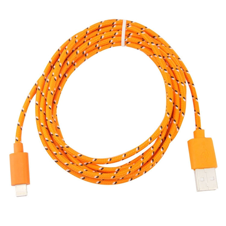 Câble de recharge et de transfert de données USB 8 broches de 1 m en nylon tressé pour iPhone, iPad