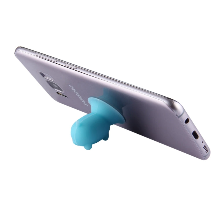 Lovely Pig Shape with Sucker Phone Holder, Random Color Delivery