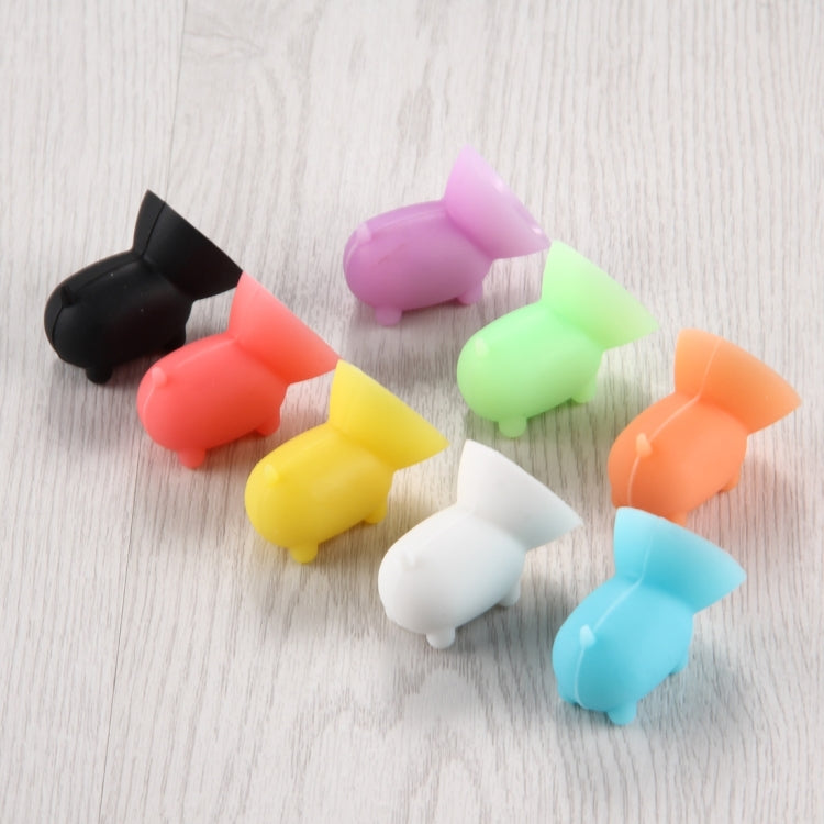 Lovely Pig Shape with Sucker Phone Holder, Random Color Delivery