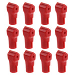 12 PCS Crochet d'Affichage ABS Rouge / Crochet de Sécurité, Crochet de Serrure 6,0mm Rouge, Crochet de Serrure 5,0mm Rouge