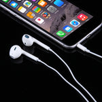 Écouteurs 3,5 mm avec contrôle filaire et microphone pour téléphones Android / PC / lecteurs MP3 / ordinateurs portables