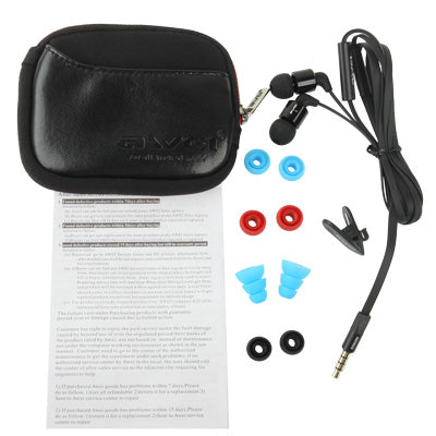 Casque universel Awei ES600i Noodle Style 3,5 mm avec commande de haut-parleur et microphone pour iPhone/iPad/iPod touch, Galaxy SIV/SIII/Note II/Premier, Nokia Lumia Series, LG Optimus Series, HTC/Motorola/Sony Xperia Series, etc.