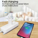 Chargeur de voyage 2 en 1 prise EU 5V 1A avec câble 8 broches de 1 m pour iPhone
