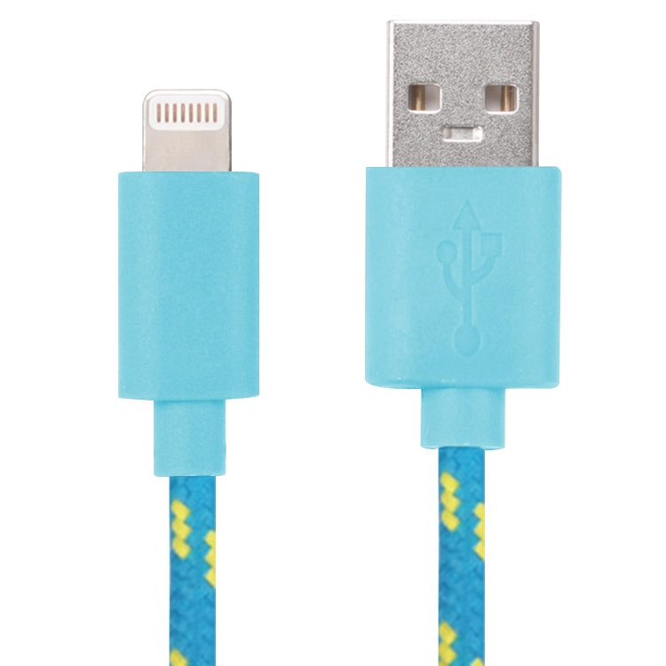 Câble de charge et de transfert de données USB 1m en nylon tressé pour iPhone, iPad, compatible jusqu'à iOS 15.5