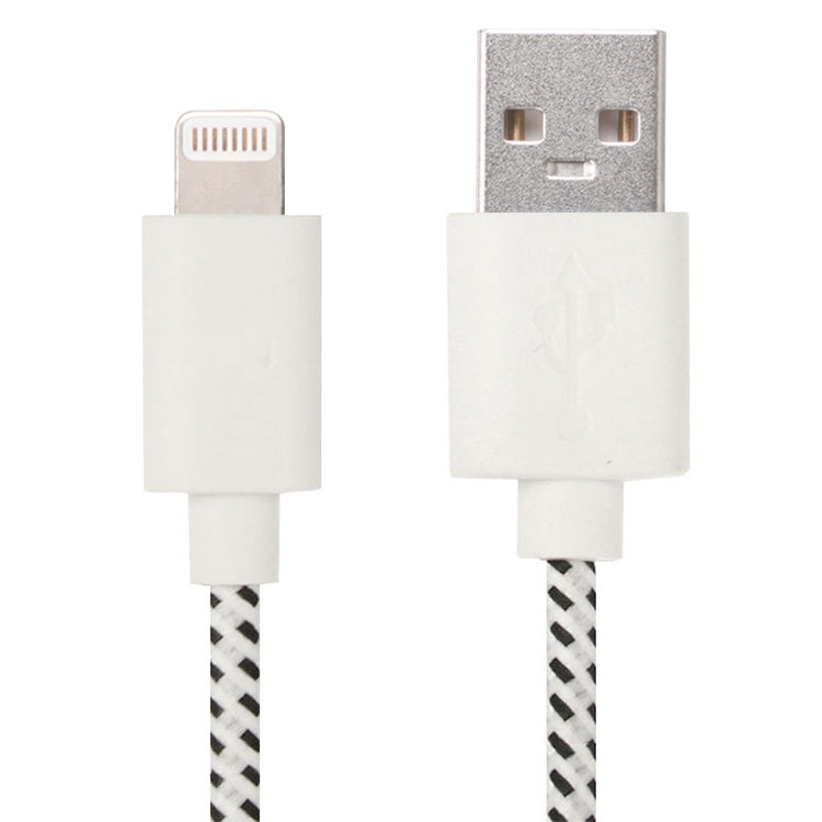 Câble de charge et de transfert de données USB 1m en nylon tressé pour iPhone, iPad, compatible jusqu'à iOS 15.5