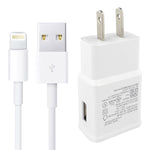 Câble de synchronisation chargeur de voyage avec prise US pour iPad, iPhone, Galaxy, Huawei, Xiaomi, LG, HTC et autres smartphones, appareils rechargeables, Prise US