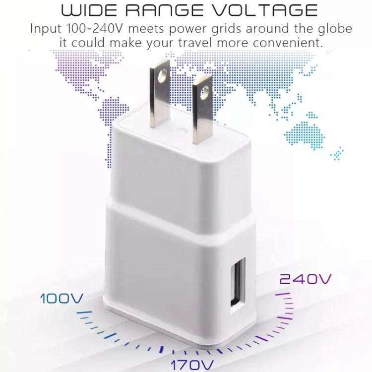 Câble de synchronisation chargeur de voyage avec prise US pour iPad, iPhone, Galaxy, Huawei, Xiaomi, LG, HTC et autres smartphones, appareils rechargeables, Prise US