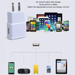Câble de synchronisation chargeur de voyage avec prise US pour iPad, iPhone, Galaxy, Huawei, Xiaomi, LG, HTC et autres smartphones, appareils rechargeables, Prise US
