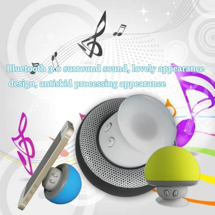 Haut-parleur Bluetooth en forme de champignon avec ventouse