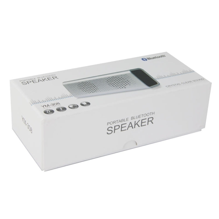 Haut-parleur Bluetooth portable rechargeable YM-308, support carte TF