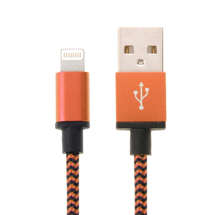 Câble USB tressé 2A vers 8 broches pour synchronisation et charge, longueur du câble : 1 m