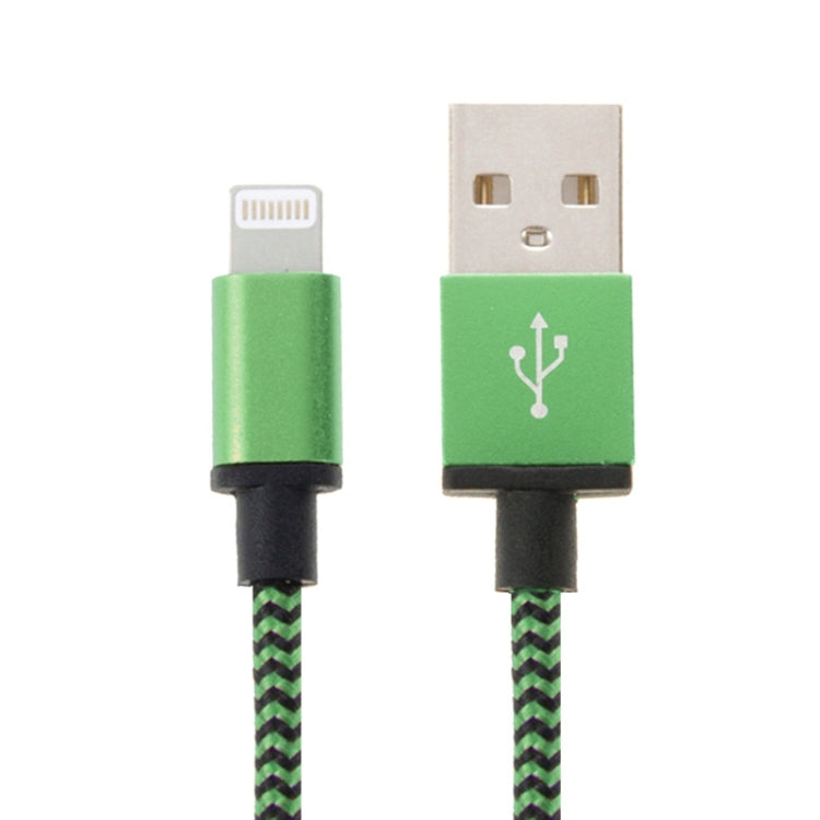 Câble USB tressé 2A vers 8 broches pour synchronisation et charge, longueur du câble : 1 m