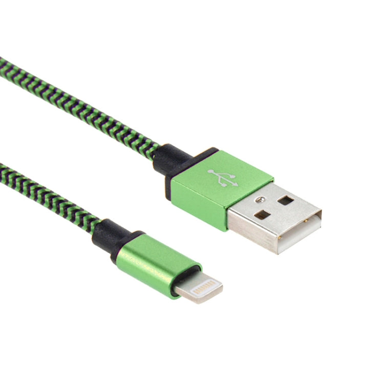 Câble USB tressé 2A vers 8 broches pour synchronisation et charge, longueur du câble : 1 m