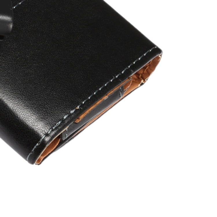Horizontal Style Lamb Skin Texture Waist Bag with Back Splint for iPhone 6 / Galaxy S4 / S3