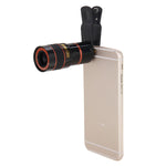 Téléobjectif 8X pour téléphone avec clip