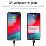 Câble de données/chargeur 8 broches vers USB 2.0, longueur du câble : 20 cm