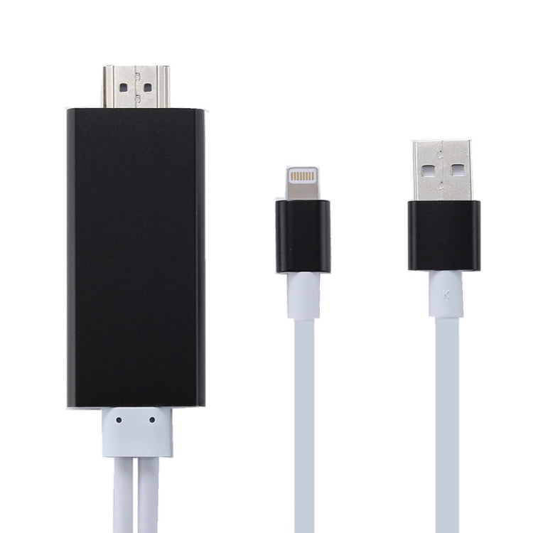 Câble adaptateur 8 broches vers HDMI HDTV avec câble de chargeur USB