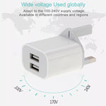 Adaptateur chargeur USB 2 ports 5V 2A