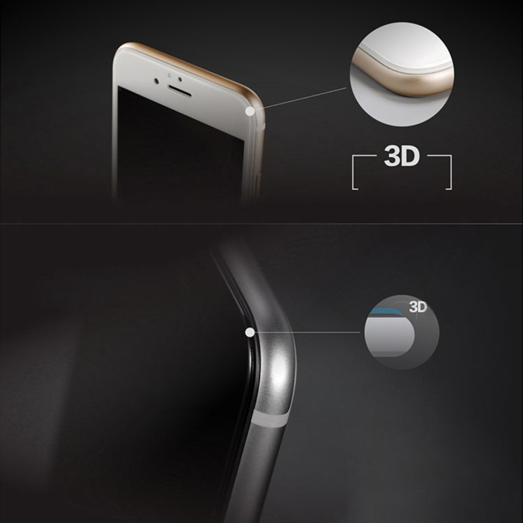 0.26mm 9H Surface Hardness 5D Explosion-proof Tempered Glass Screen Film for iPhone 6 & 6s