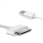 Câble de chargement et de synchronisation de données USB mâle vers 30 broches mâle pour iPad / 2 / 3, iPhone 4 et 4s, iPod Nano, iPod Touch, Longueur : 1m, USB vers 30 broches